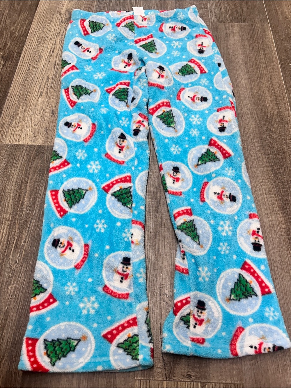 Secret Treasures Light Blue Christmas Pajama Bottoms